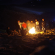Image for article titled The Mojave Desert Like You've Never Seen: Lit Up With Lasers And Fire